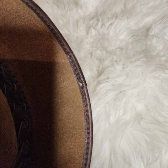 San Zemo leather cowboy hat NEW - Picture 4 of 14